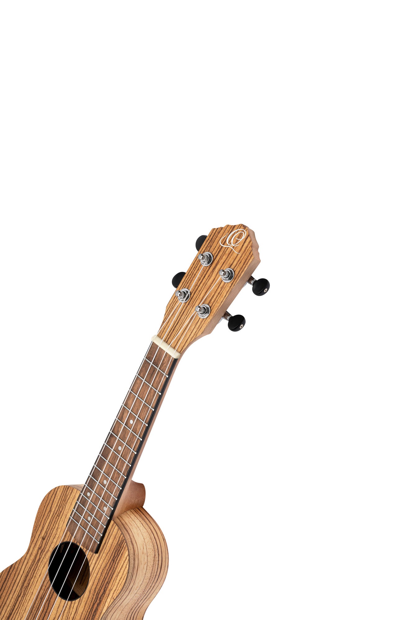 RFU10ZE, modèle Soprano, EQ MagusUke, table zebrawood, f/e zebrawood, manche acajou, housse, naturel satiné