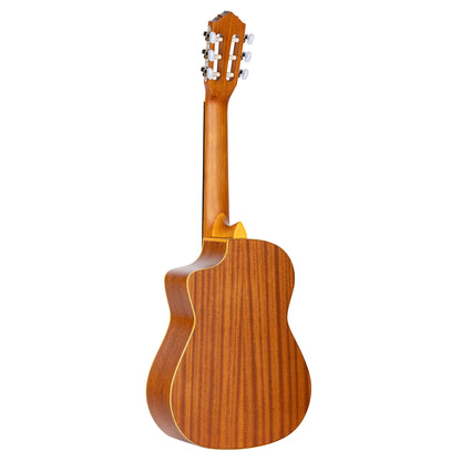 RQ38, Requinto, table épicéa Engelmann massif, fond & éclisses sapele, profondeur de caisse 110mm, sillet 50 mm, naturel satiné