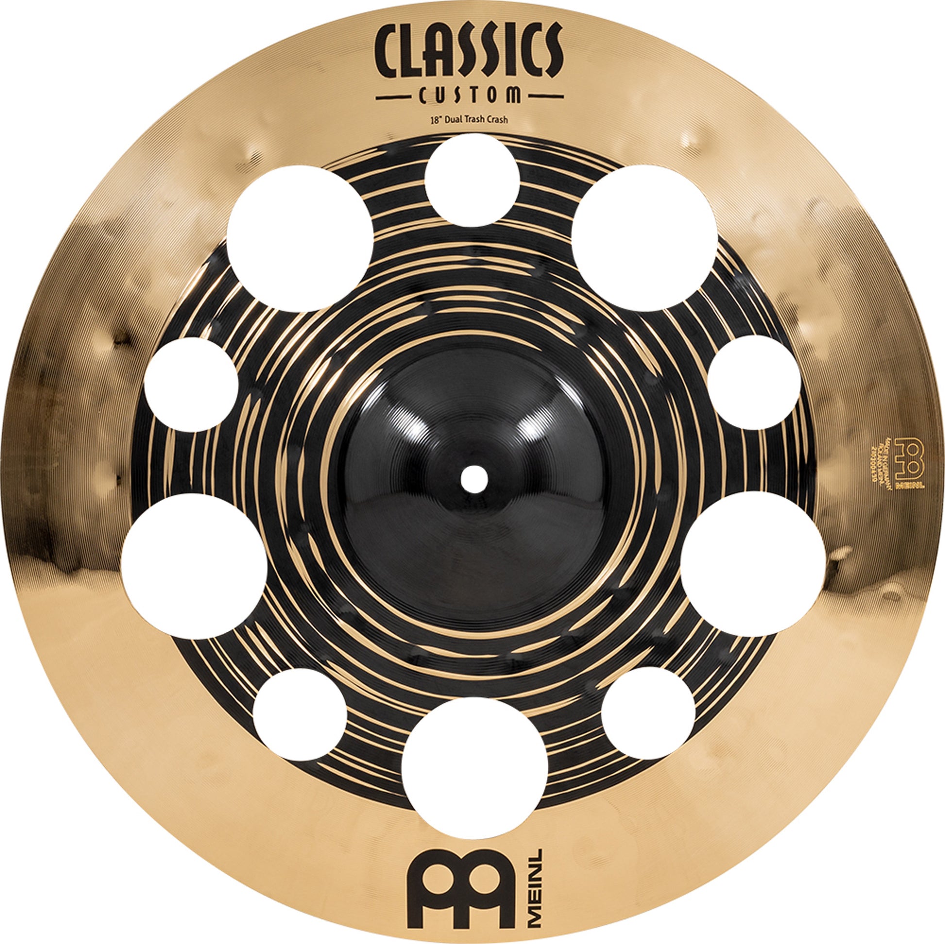 TRASH CRASH MEINL 18" CLASSICCUSTOM DUAL