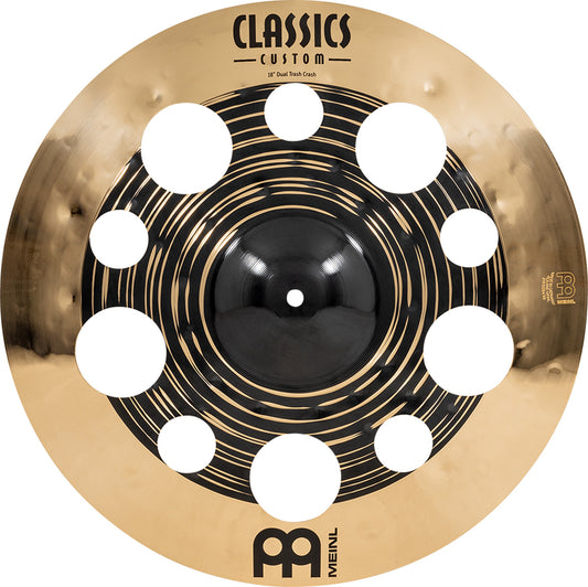 TRASH CRASH MEINL 18" CLASSICCUSTOM DUAL