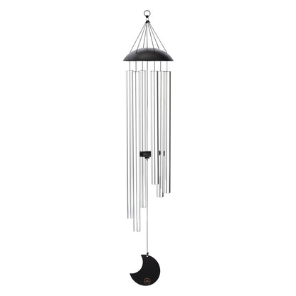 CHIMES SONIC ENERGY MOON 44", ARGENT
