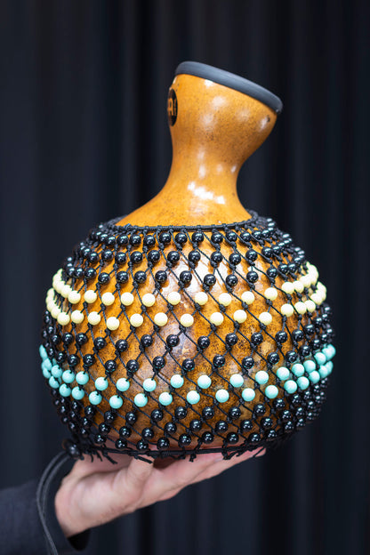 Shekere forme de courge/gourde traditionnel taille Medium