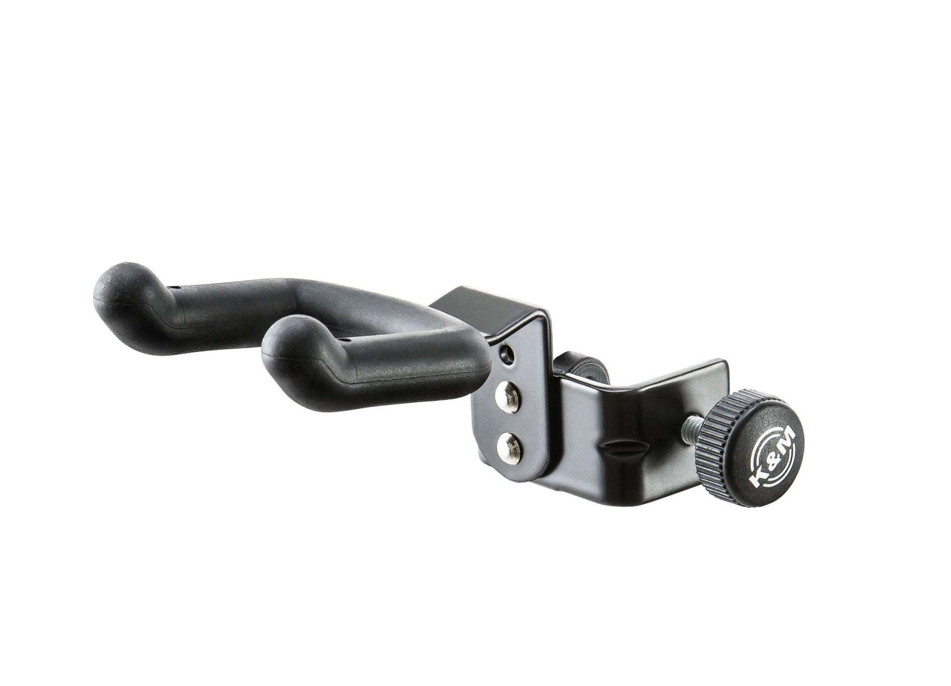 Support ukulélé pour tube (7 à 30 mm), acier, bras avec revêtement caoutchouc, poids: 0.137 kg