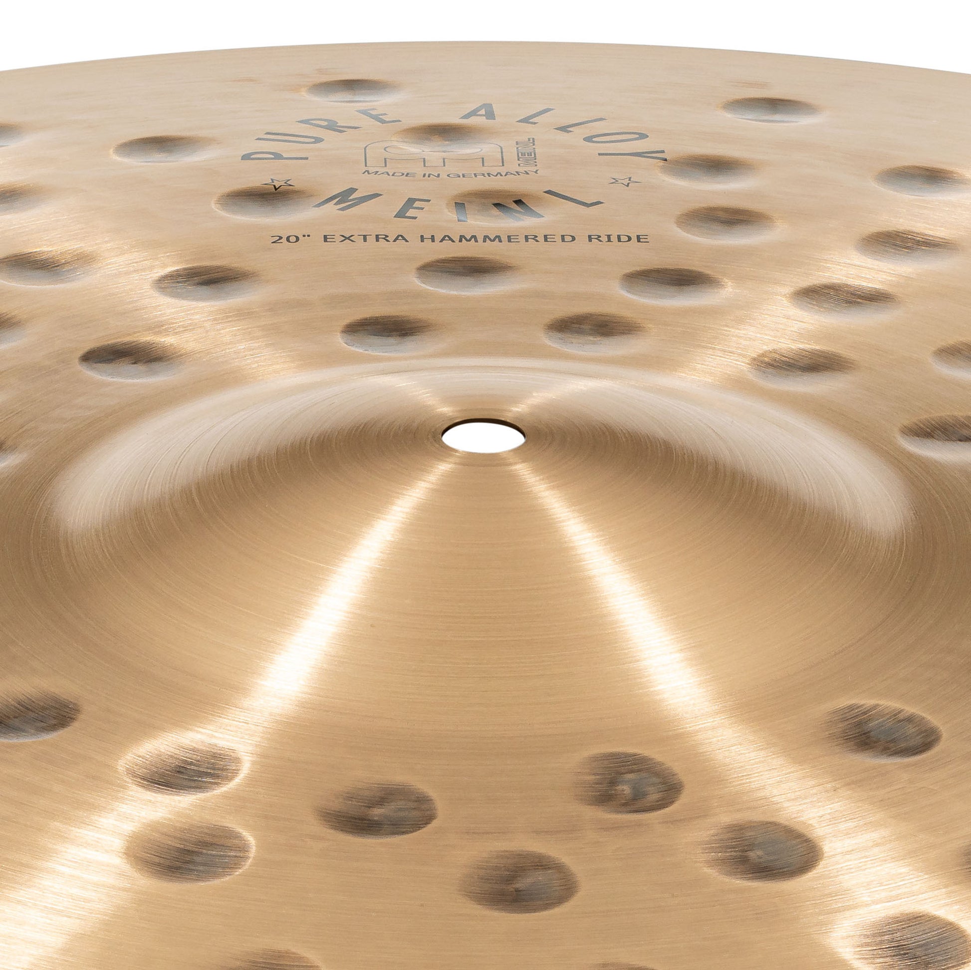Ride 20" Extra Hammered Meinl Pure Alloy fini traditional martelé