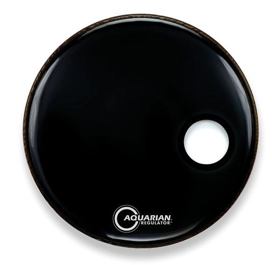 Peau Regulator 26", trou 4.75", noire