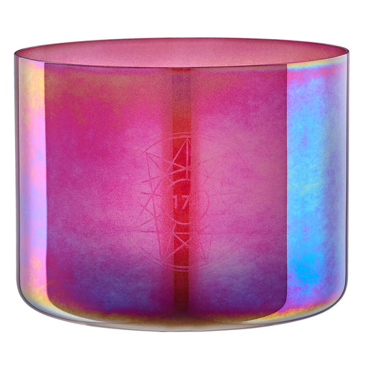 SINGING BOWL SONIC ENERGY CRYSTAL 174 HZ, COLORIS BRANDY ROSE