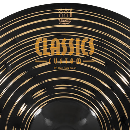CRASH MEINL C.CUSTOM 18" DARK THIN