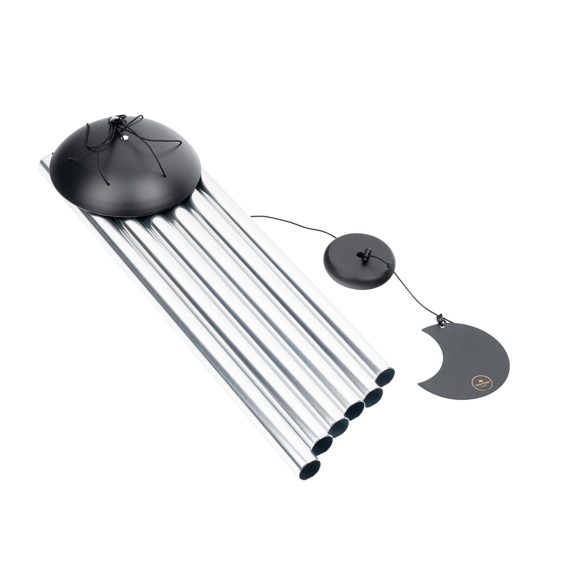 CHIMES SONIC ENERGY MOON 44", ARGENT