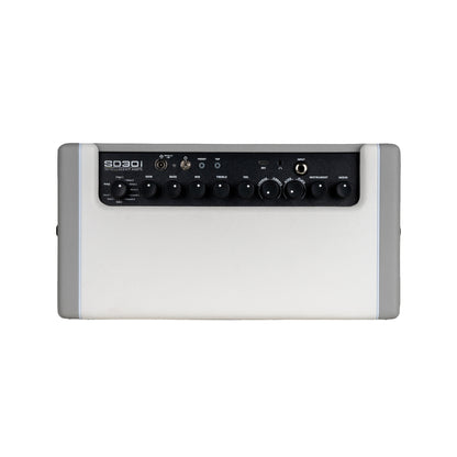 Ampli SD30i, 30W, 2x HP 4", 52 modélisations d'amplis, 25 simulations d'enceintes, 126 effets, sur batterie rechargeable, blanc