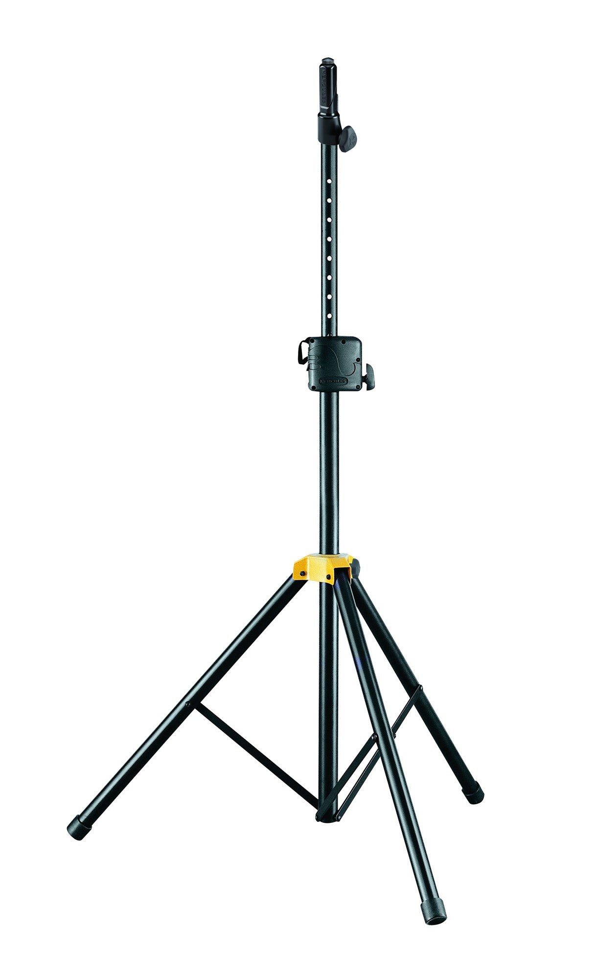 Support enceinte avec adaptateur Quik-N-EZ, auto-blocage, tubes légers tout aluminium (poids: 3.85 kg, charge supportée: 45 kg)