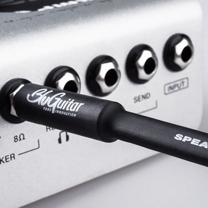 Câble HP Vintage Premium haute qualité, spécialement développé pour relier l'AMP1 aux enceintes BluGuitar, 1.42 m, noir