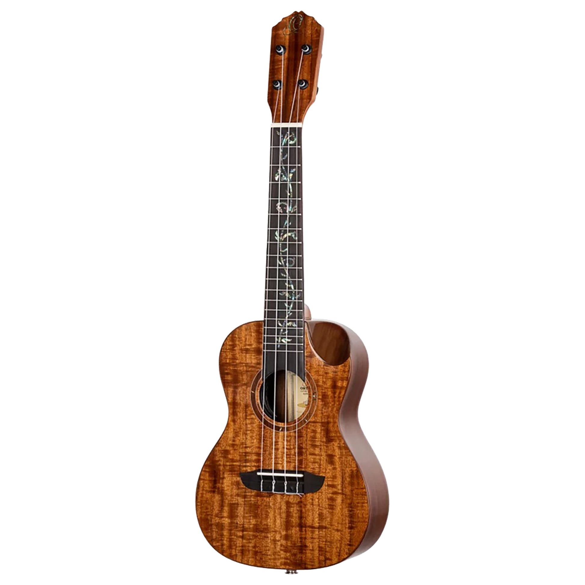 RUET-ACA, modèle Elite Concert pan coupé ergonomique, EQ MagusFly, table acacia massif, fond & éclisses acacia, naturel brillant