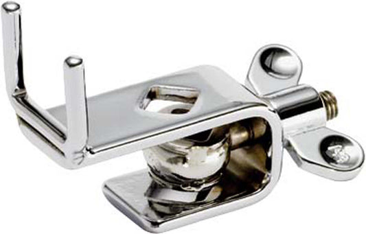 Support wood block, avec attache, acier chromé