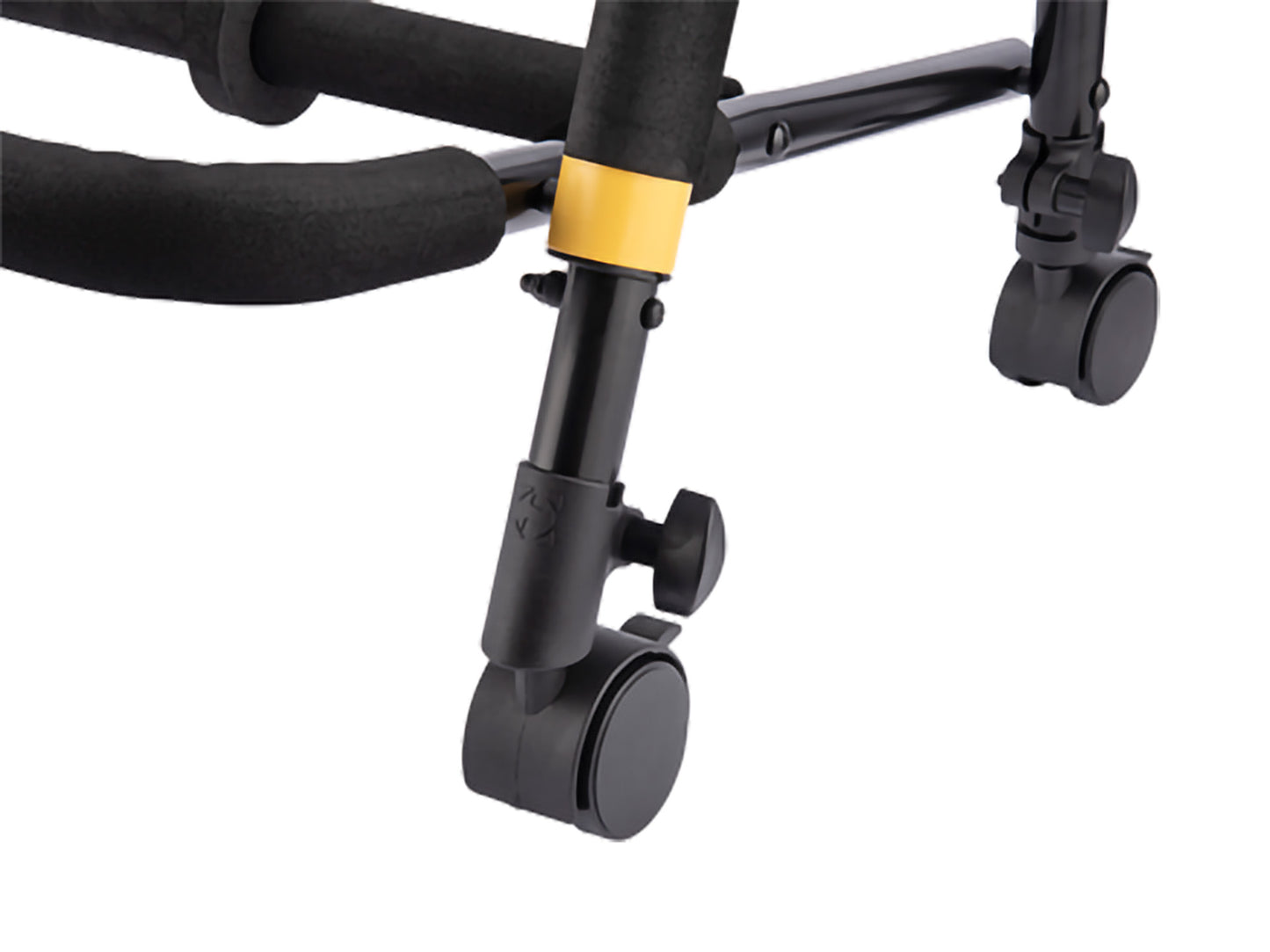 Rack 3 guitares, idéal pour la scène, mise en place et transport faciles, roulettes, 3.6 kg