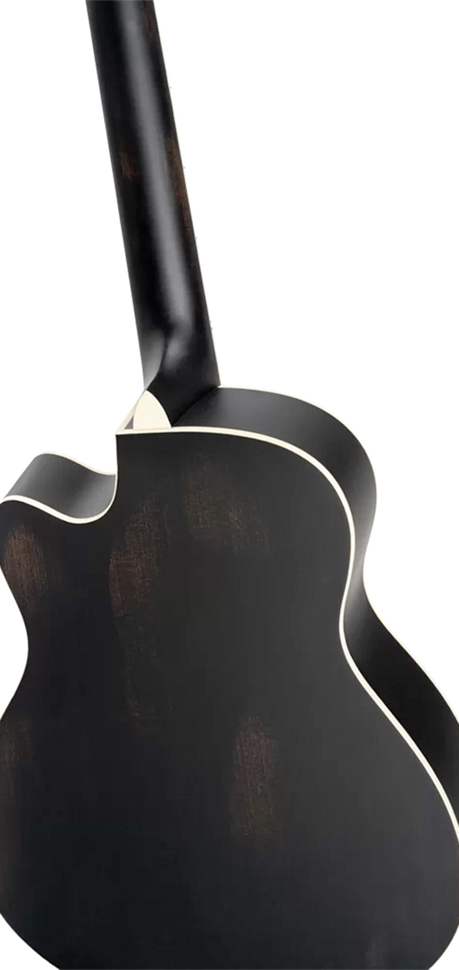 RRG40CE, pan coupé, table acajou, f/e acajou, manche acajou, touche blackwood, micro Lipstick, noir satiné