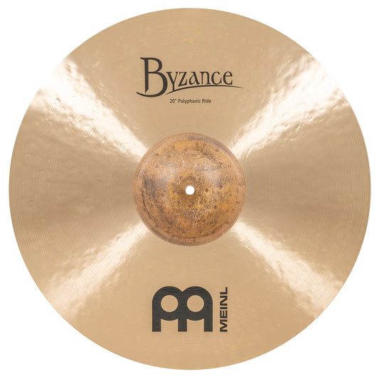 Ride Traditional 20", Polyphonic, Alliage bronze B20, Martelée à la main, Finition traditionnelle