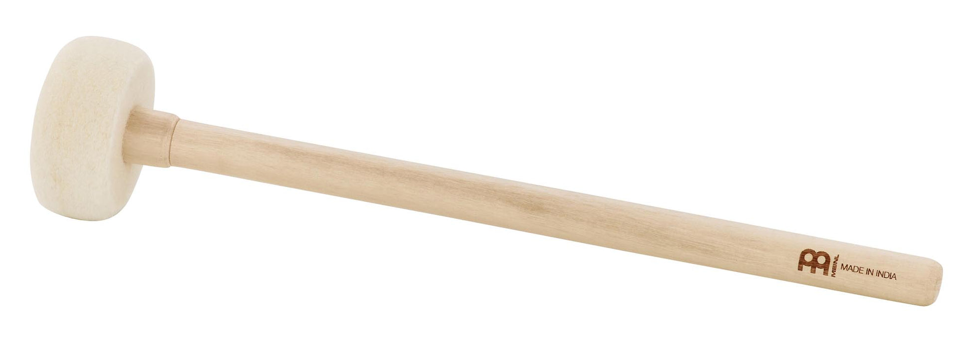 Mailloche, batte feutre fin, manche long 31,5cm. Fabriqué en Inde.