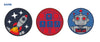 Ritter Set of 3 Badges Game