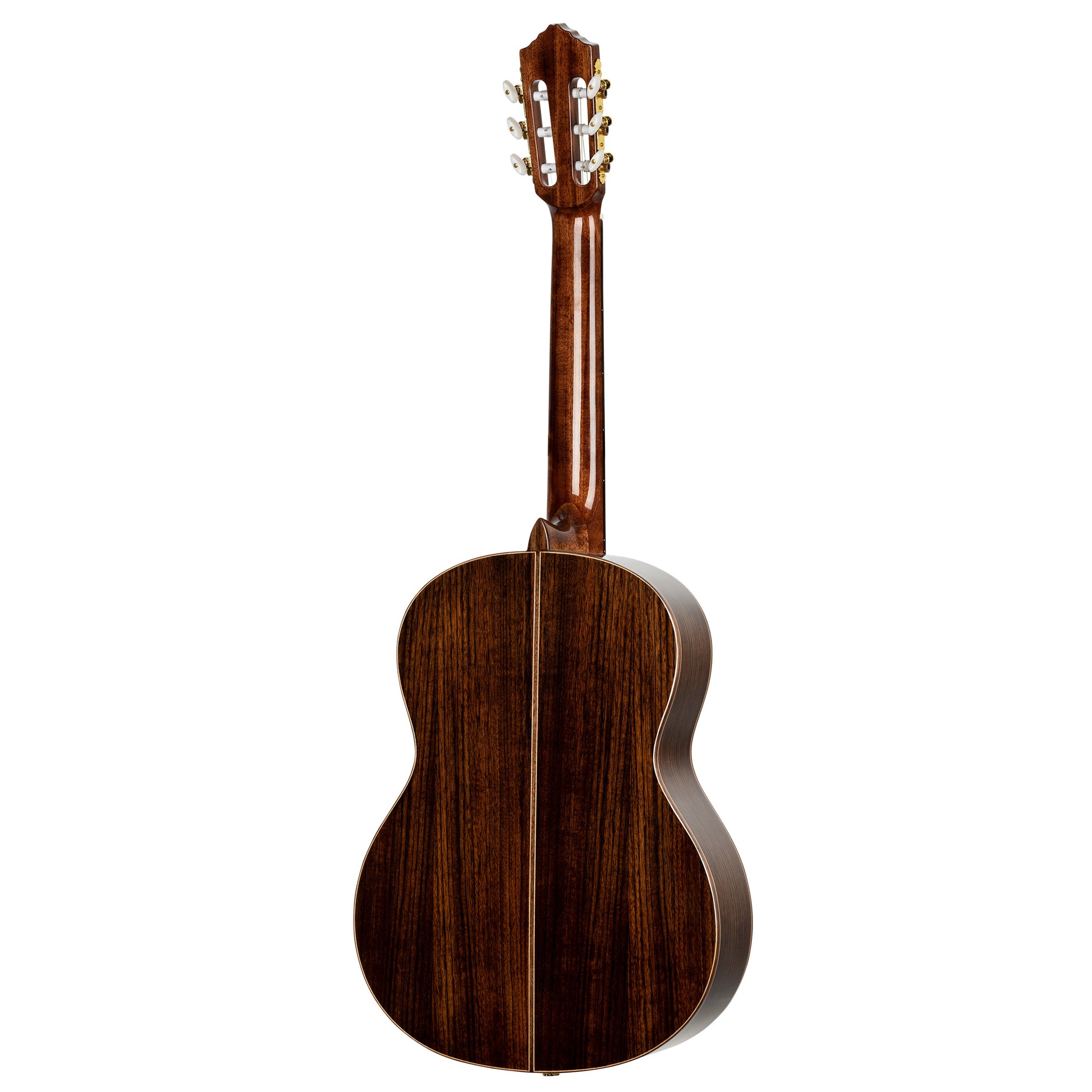 R158, table épicéa Sitka massif, fond & éclisses noyer, manche acajou, sillet 52 mm, touche & chevalet amarante, housse, naturel