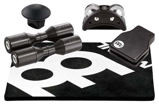 Pack percu-cajon Meinl : WC1M, SH4BK, CFJS2SBK, CAJ-PAD, MSBK