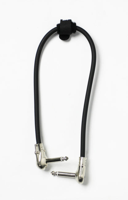 Câble patch Jack mono/Jack mono, 0.40 mètres, noir