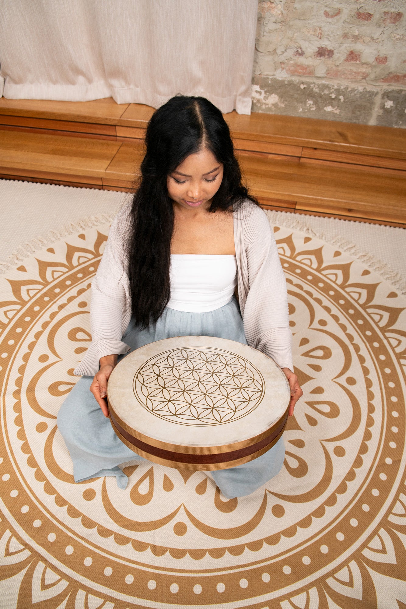 WAVE DRUM SONIC ENERGY 16" FLOWER OF LIF