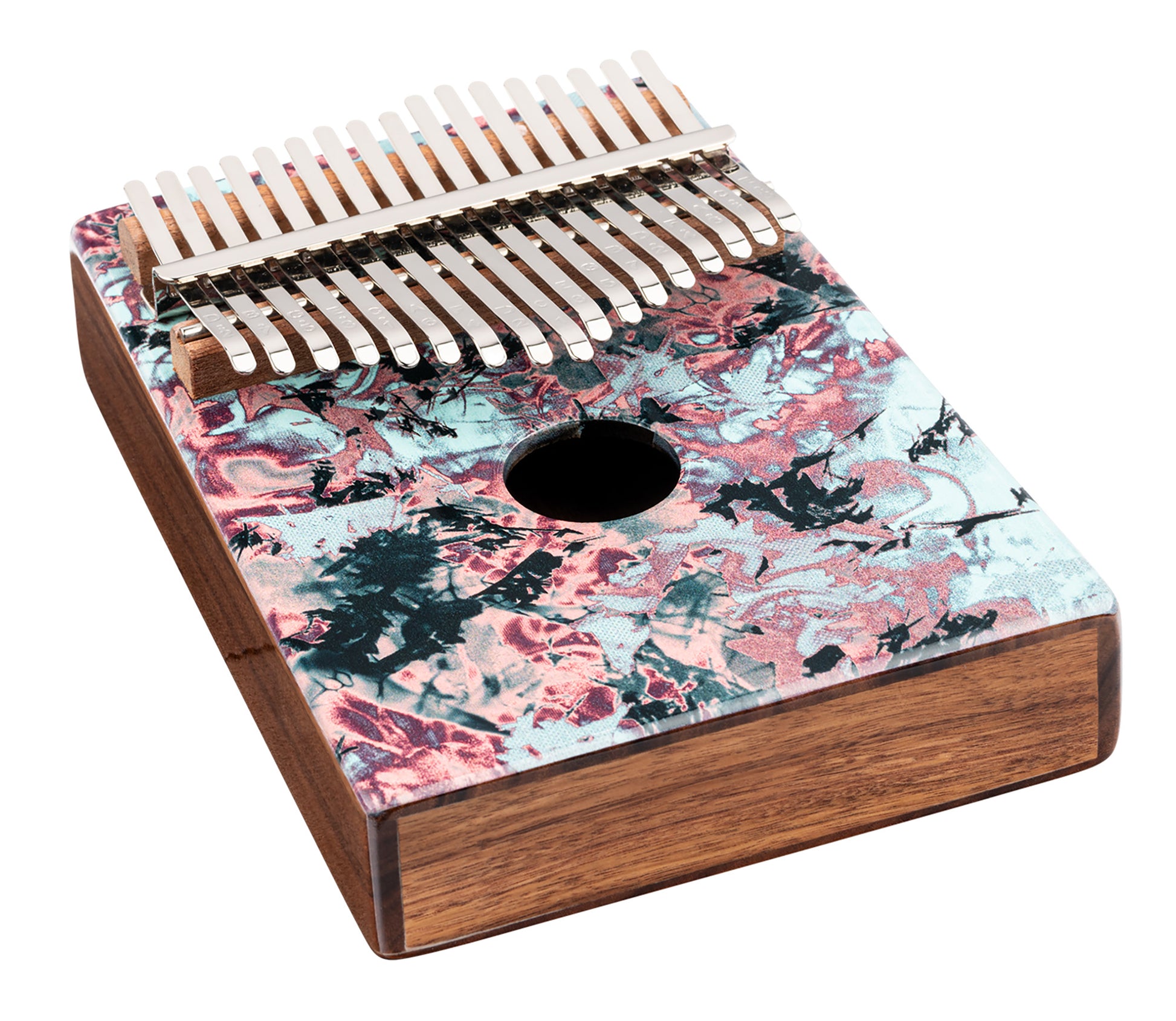 Kalimba Meinl avec rosace, 17 notes, design Coral Reef - KA17CR