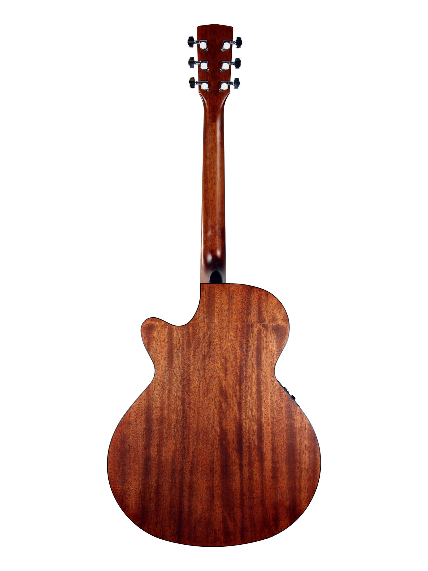 SFX-MEM, table acajou, fond & éclisses acajou, manche acajou, touche merbau, EQ Cort CE304T, naturel pores ouverts