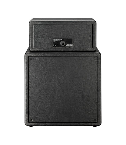 Ampli guitare MINISTACK-IRON stéréo 2x 3W, look Ironheart, 4 x HP 3", 2 canaux, connectique LSI, noir