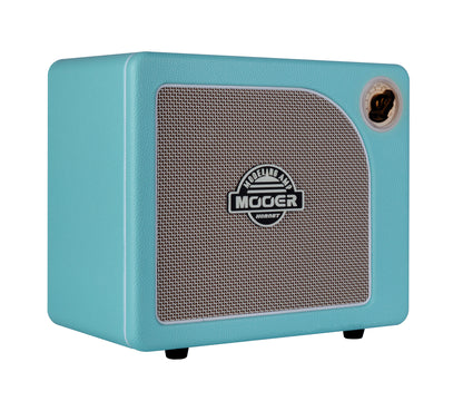 Ampli HORNET BLUE, 15W, HP 6.5", 9 modélisations d'amplis haute-qualité, effets Modulation/Délai/Réverb, bleu