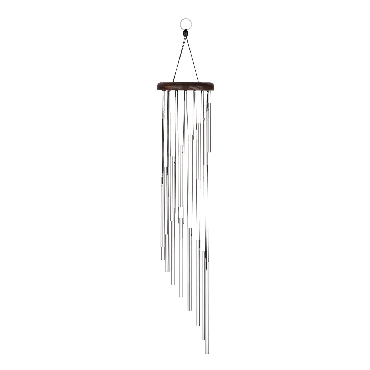CHIMES SONIC ENERGY SPIRAL 29", ARGENT
