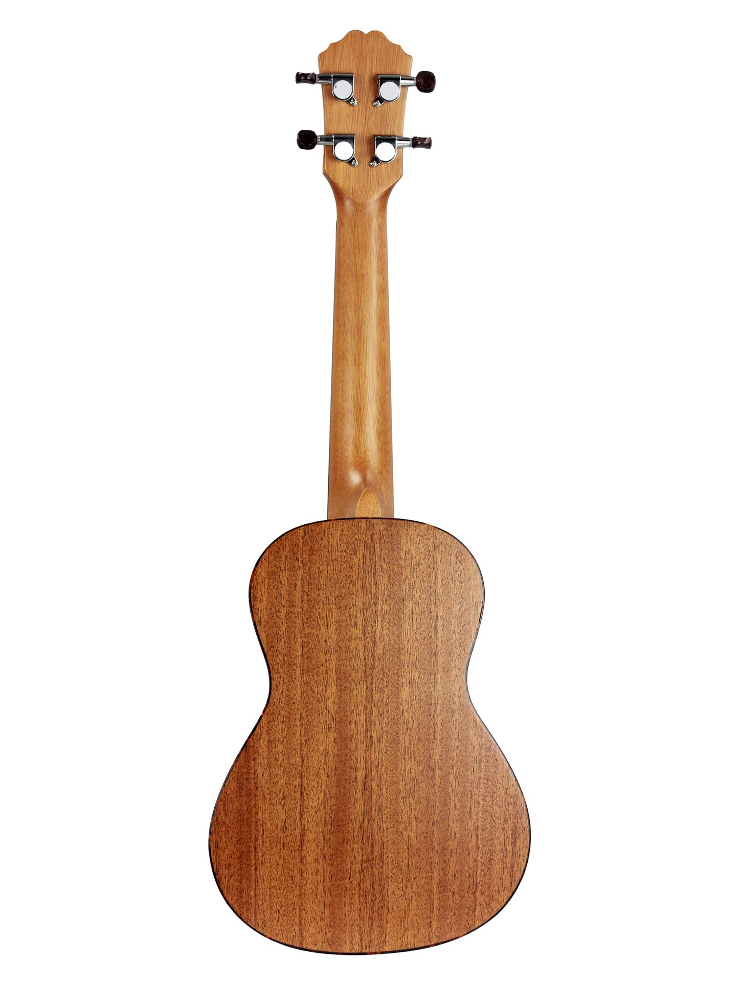 Ukulélé Concert, table acajou, fond & éclisses acajou, manche okoume, touche & chevalet noyer, cordes Aquila, housse, naturel