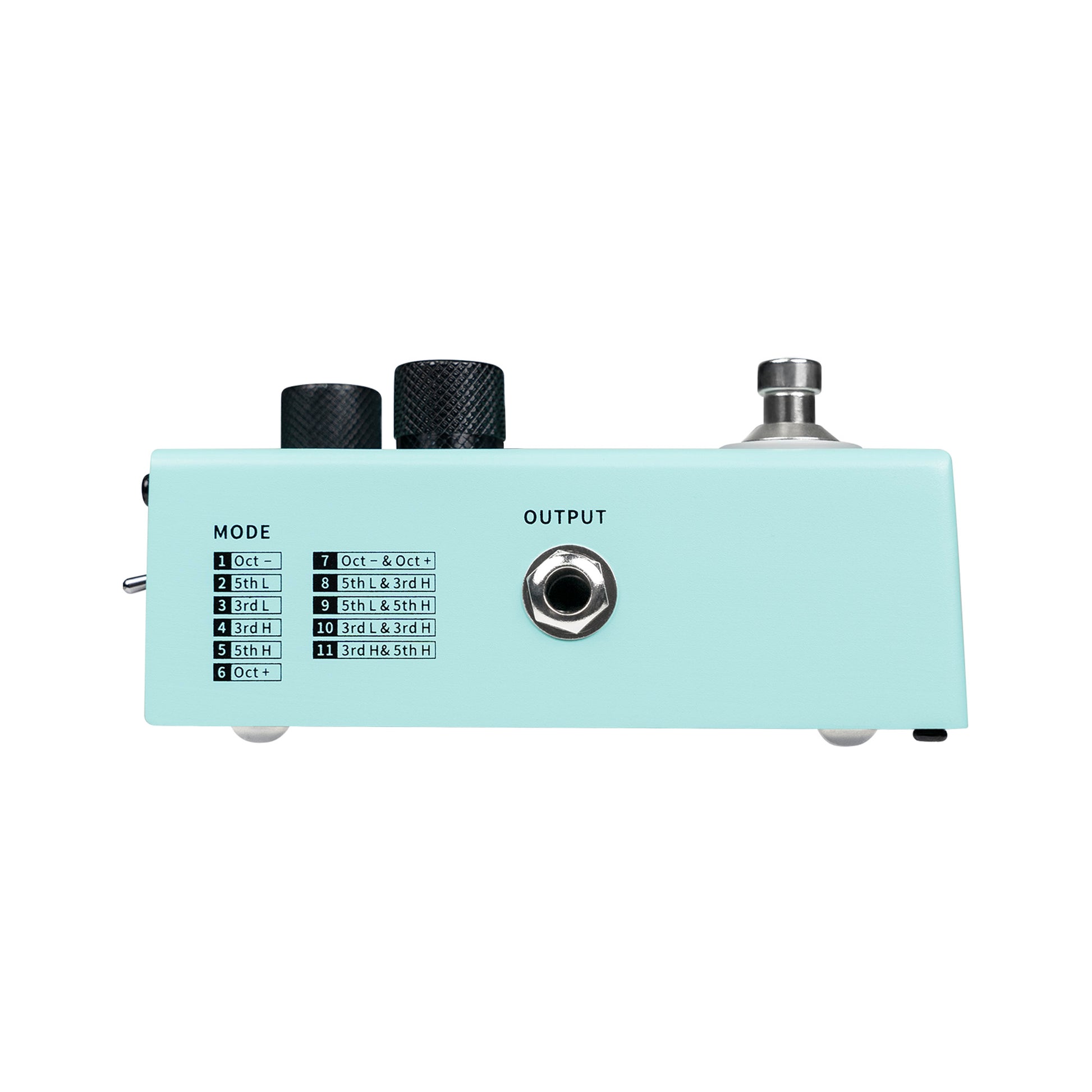 Pédale HARMONIER, 12 harmonisations vocales différentes, 11 modes harmoniques, boîtier métal, vert