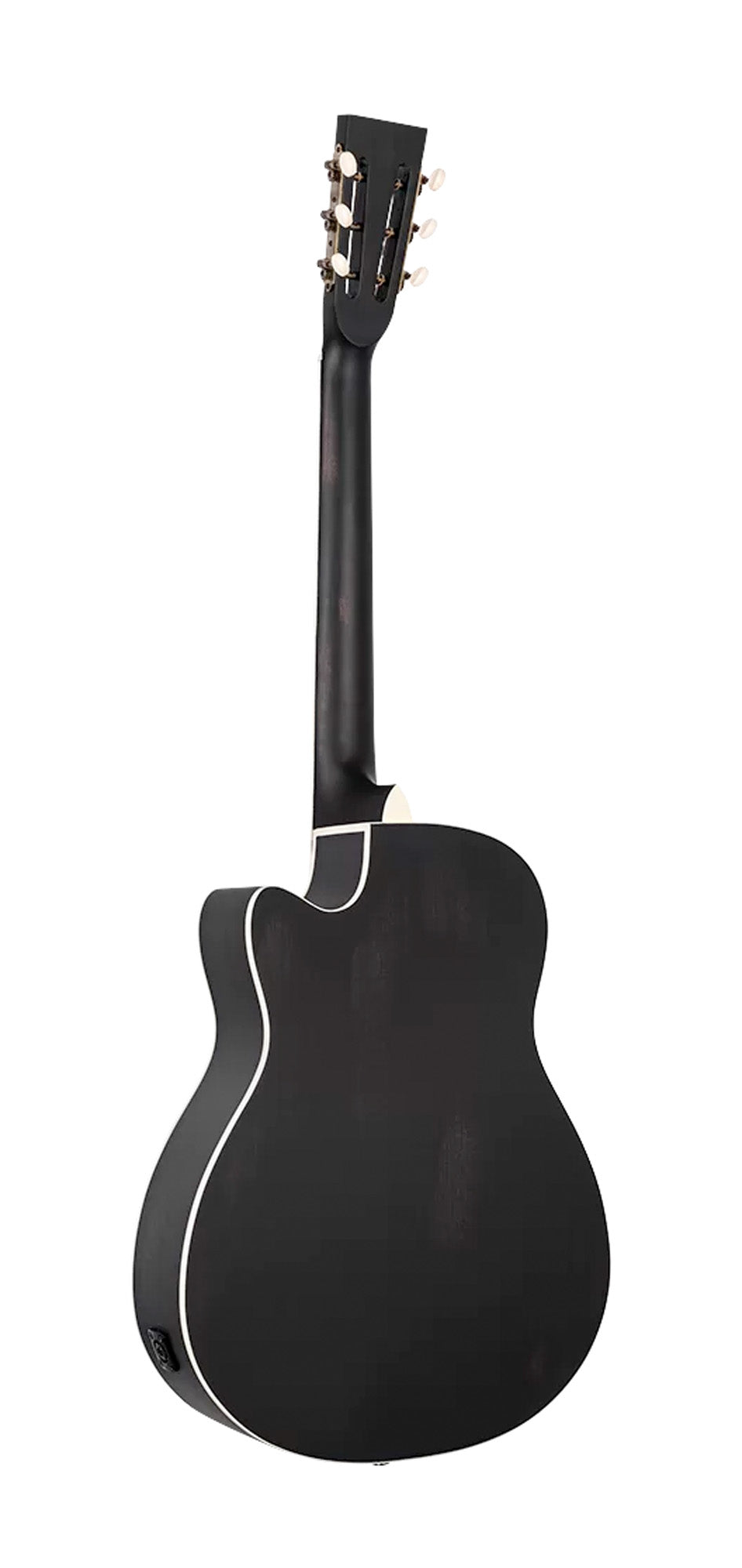 RRG40CE, pan coupé, table acajou, f/e acajou, manche acajou, touche blackwood, micro Lipstick, noir satiné