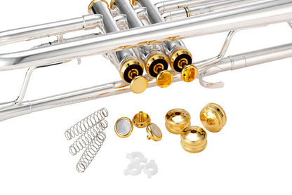 Trompette Si bémol XO 1602RSS4, banche d'embouchure standard