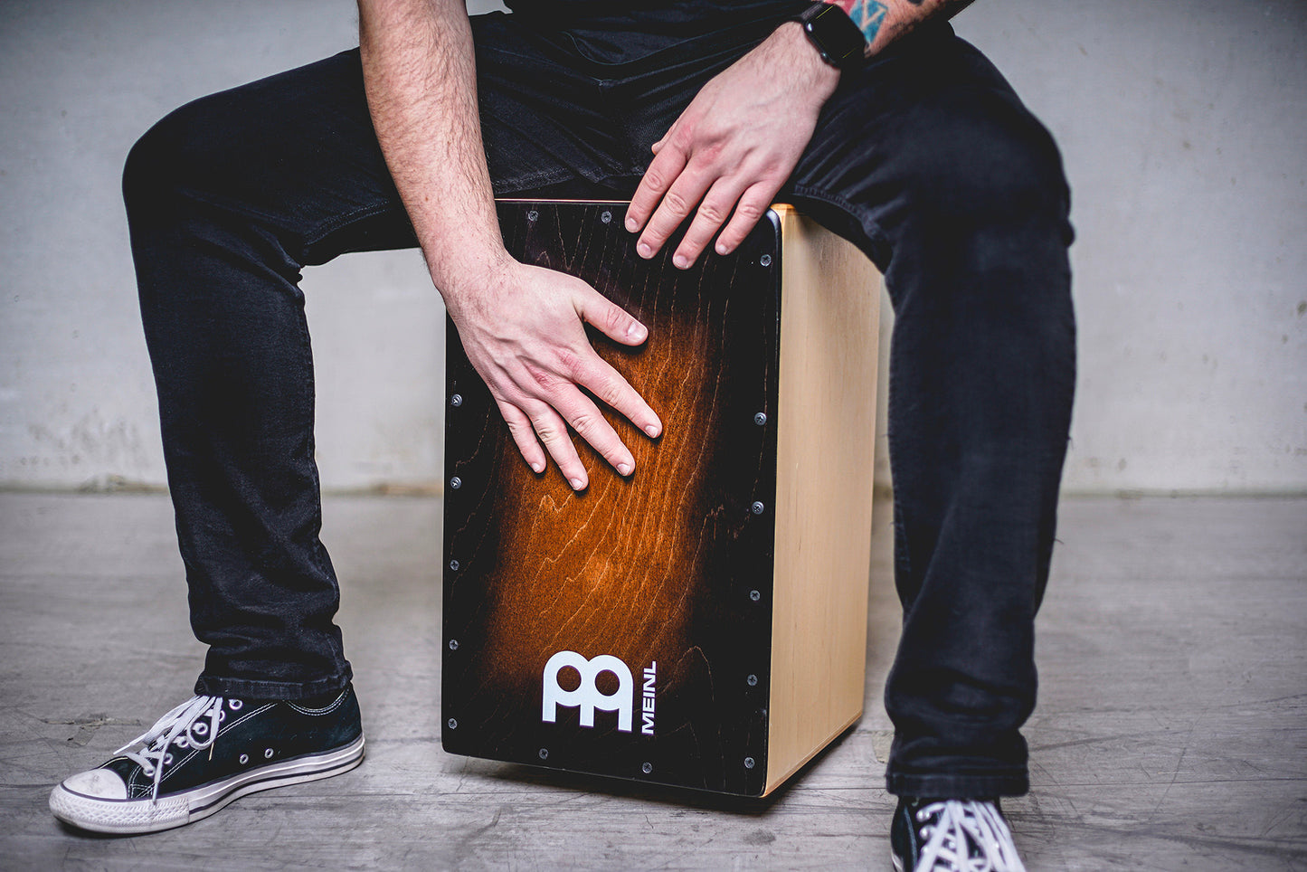 Cajon Snarecraft Meinl, corps et façade en bouleau baltique