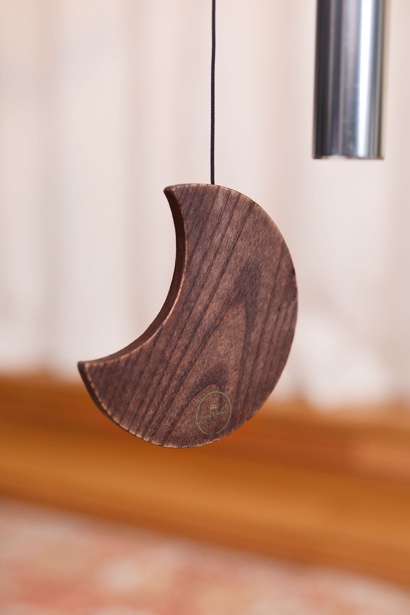 CHIMES SONIC ENERGY MOON 49", ARGENT