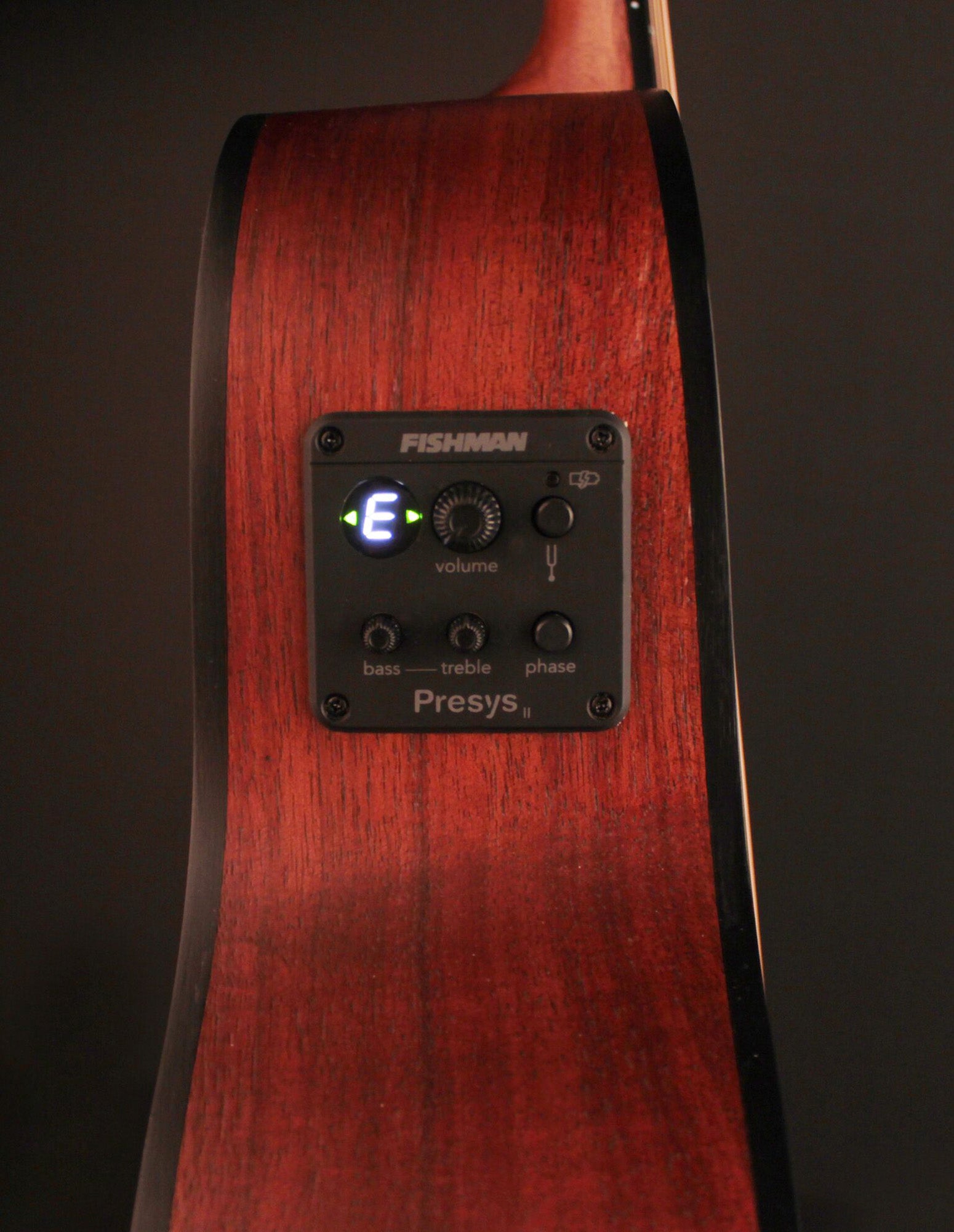 Little CJ Blackwood, forme Jumbo 3/4, table blackwood massif, f/e blackwood, EQ Fishman Presys II, light burst pores ouverts