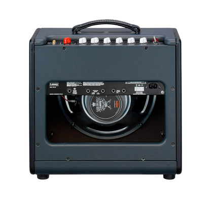 Ampli à lampes CUB-SUPER12, 1x 12" HH, 15W & <1W, 3 lampes préampli 12AX7, 2 lampes de puissance EL84, réverb, gris et noir