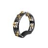 Meinl TMT1MBK ABS Half-Moon Tambourine, Black