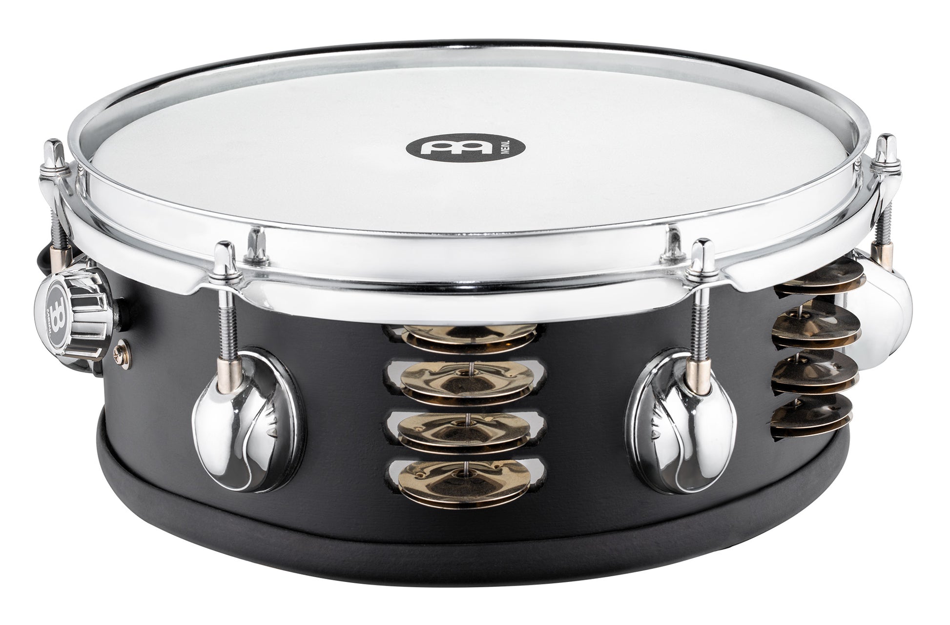 C.CLAIRE MEINL 10" avec clochettes de tambourins fût en érable noir mat