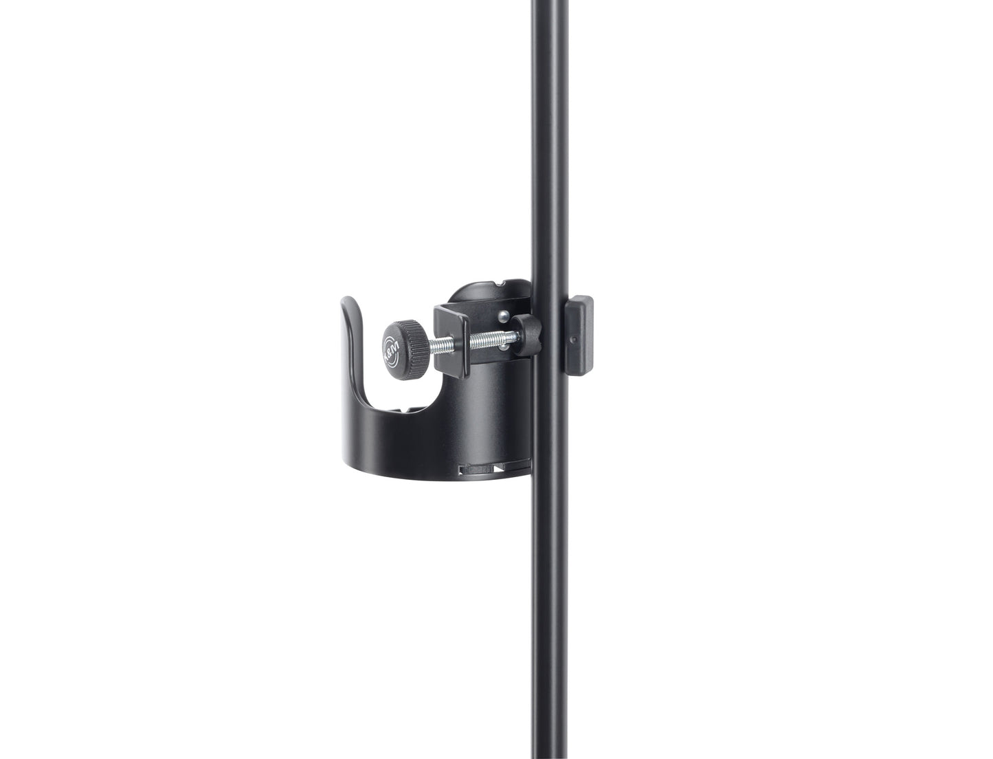 Support pour boisson K&M 16018, à fixer sur pied, noir