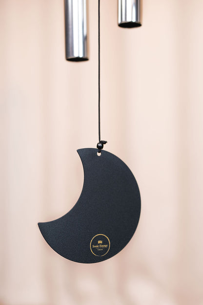 CHIMES SONIC ENERGY MOON 44", ARGENT