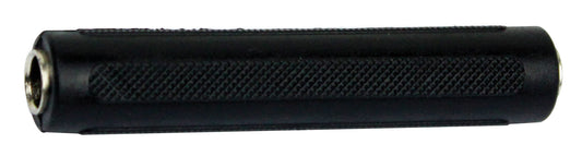 Adaptateur Jack 6.35 femelle mono / Jack 6.35 femelle mono, noir