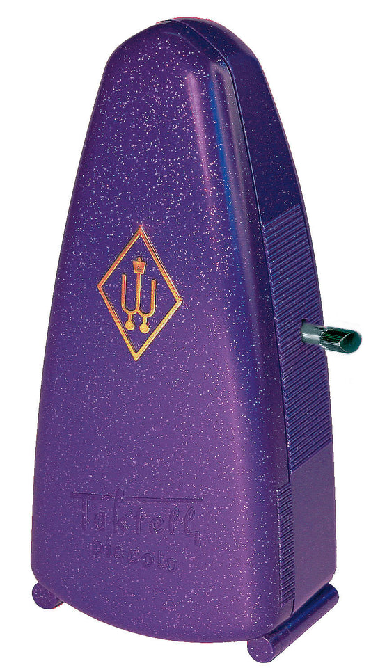 Métronome modèle Taktell Piccolo plastique, violet pailleté