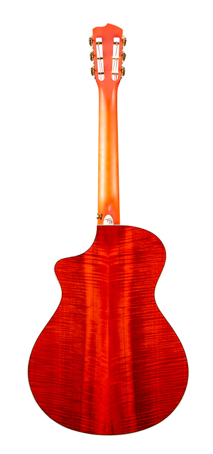 TB VINTAGE EDITION BLUES ORANGE CONCERTINA M1, table myrtlewood massif, f/e myrtlewood massif, EQ LR Baggs EAS VTC, étui, orange