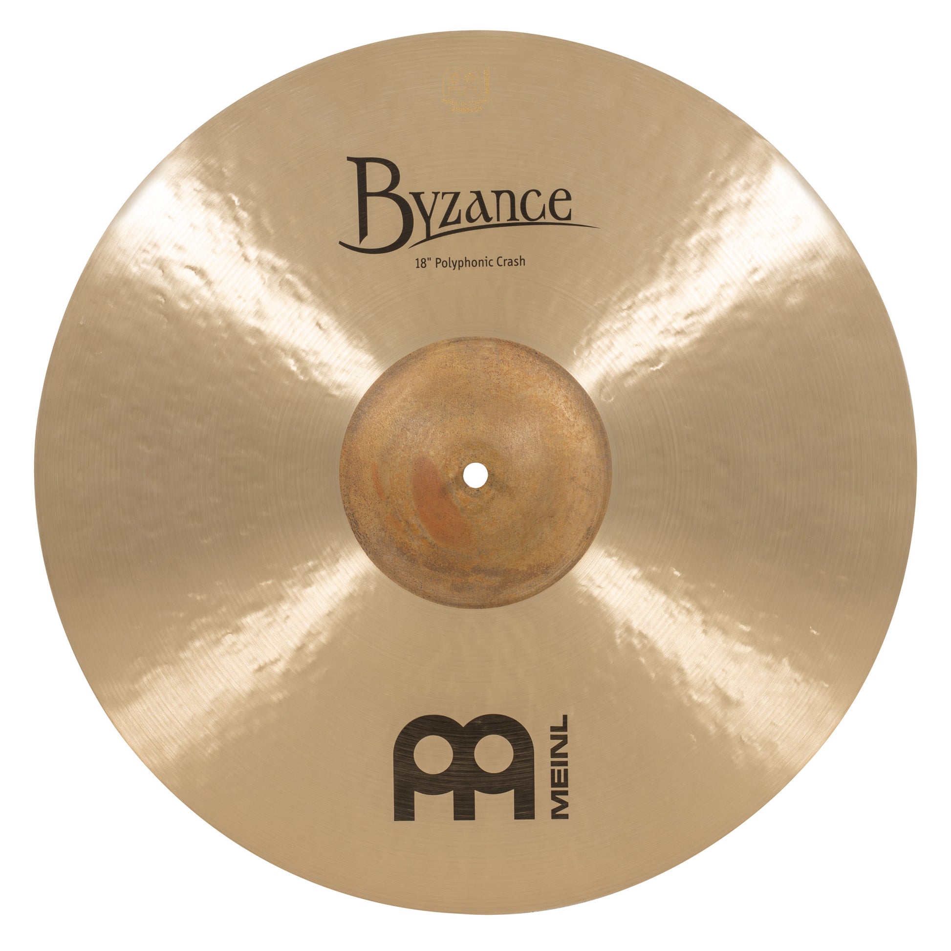 Crash Polyphonic 18", Alliage bronze B20, Martelée à la main, Finition traditionnelle