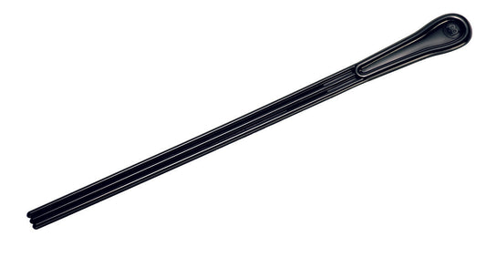 Baguette plastique pour tamborim, 3 brins, noir