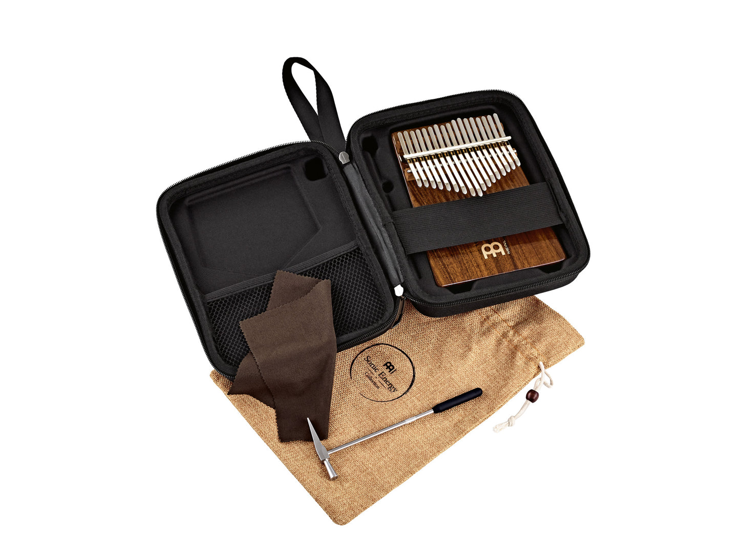 Kalimba Meinl Sonic Energy 17 notes en DO majeur. Acacia massif.