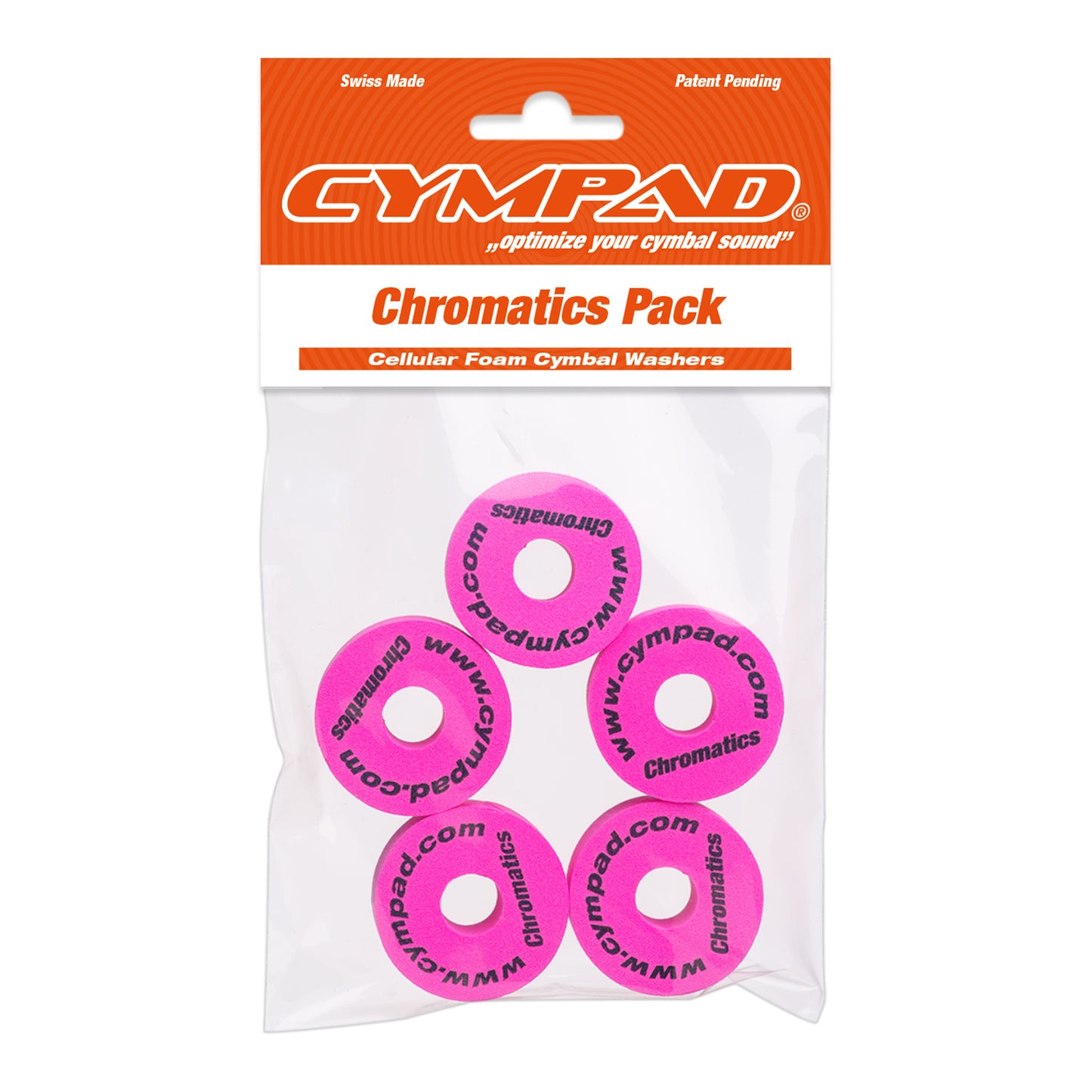 SET 5 PADS CYMPAD CHROMATICS ROSE